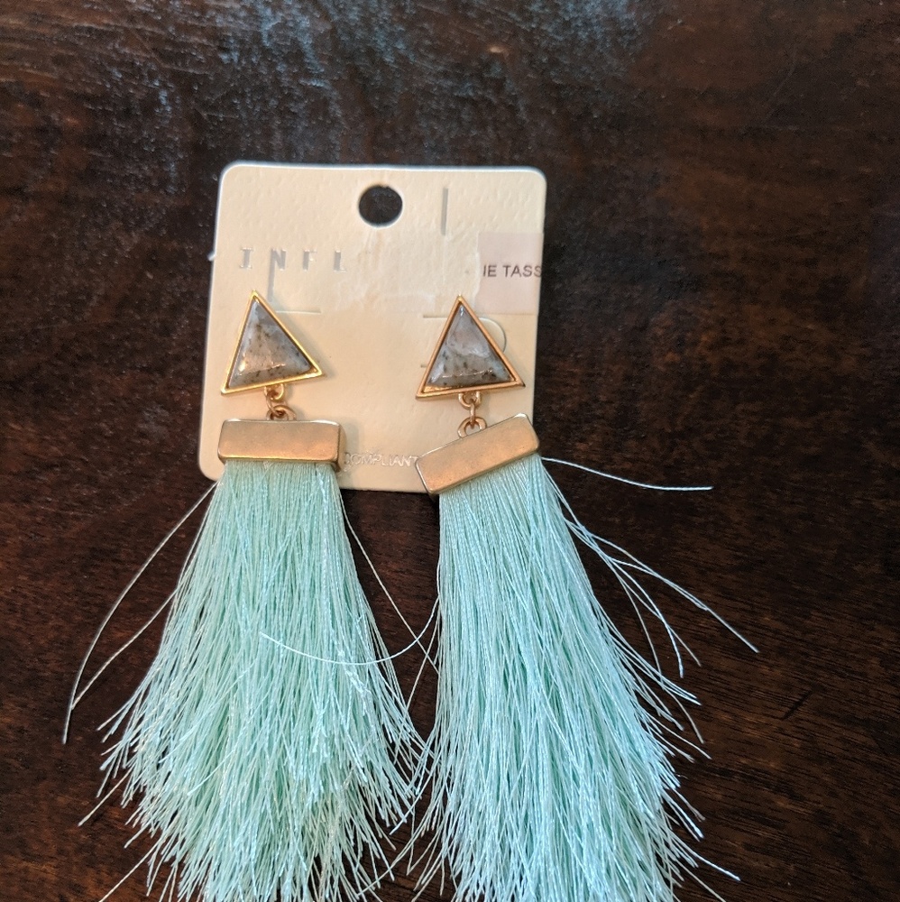 Fringe tassel earring